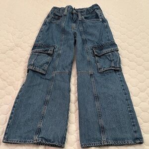 Old Navy Kids Denim Cargo Jeans